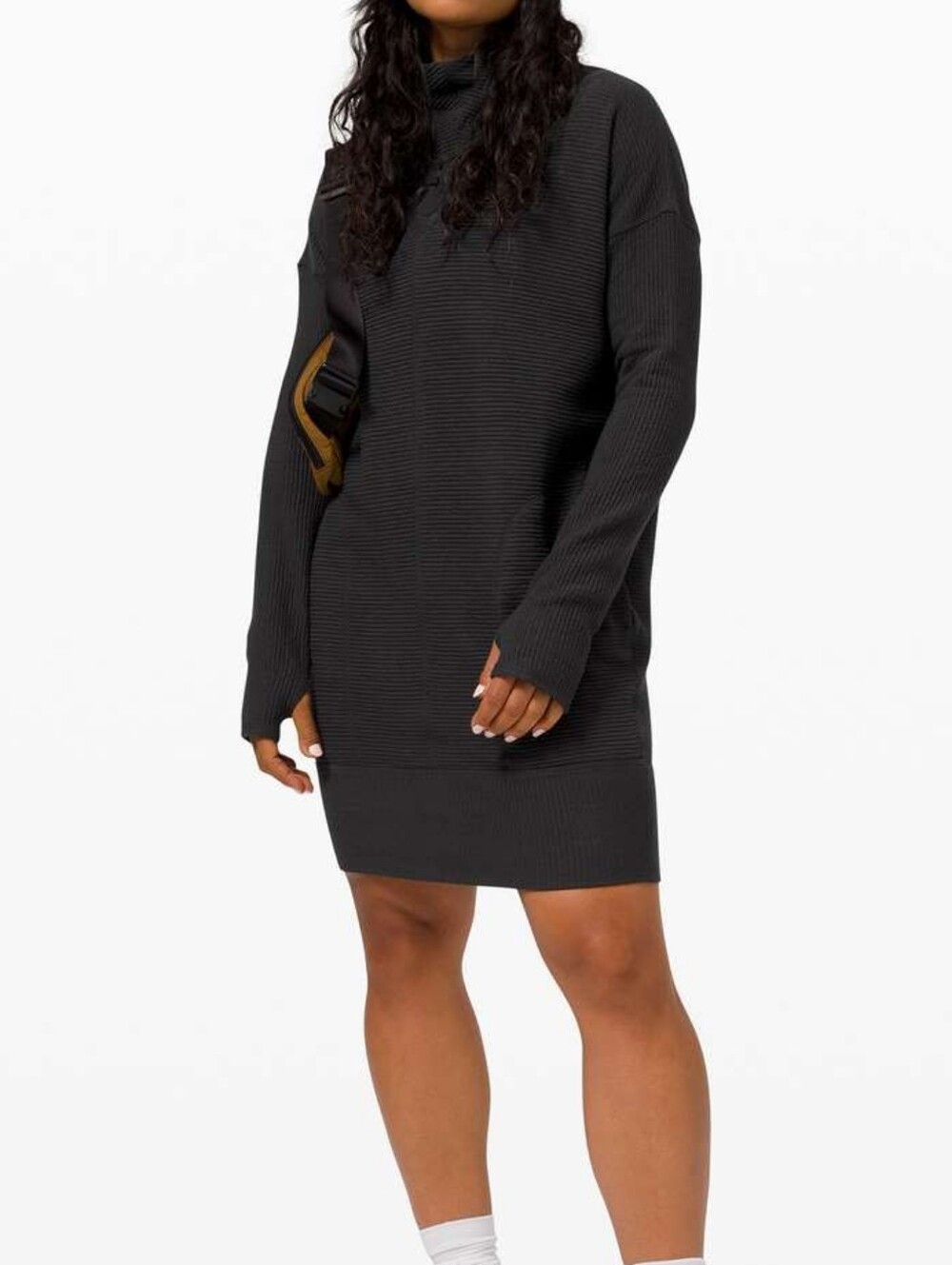Lululemon Call for Cozy Textured Dress Black